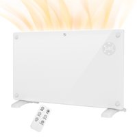 HOMCOM Elektrischer Heizkörper Wand- oder Bodenheizung 1500W Konvektor aus Glas mit LED-Display, 24-Stunden- oder wöchentlicher Timer, Thermostat, Fernbedienung, Weiß Aosom HOMCOM Elektrischer Heizkörper Wand- oder Bodenheizung 1500W Konvektor aus Glas mit LED-Display, 24-Stunden- oder wöchentlicher Timer, Thermostat, Fernbedienung, Weiß Aosom von HOMCOM