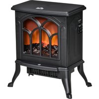 HOMCOM Elektrischer Kaminofen mit Flammeneffekt im Retro-Stil Thermostat 750-1500 W Überhitzungsschutz Schwarz Aosom HOMCOM Elektrischer Kaminofen mit Flammeneffekt im Retro-Stil Thermostat 750-1500 W Überhitzungsschutz Schwarz Aosom von HOMCOM