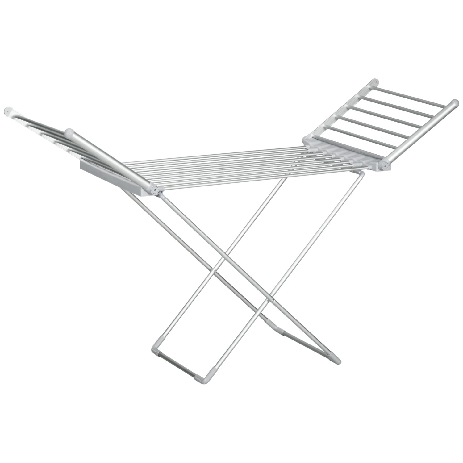 HOMCOM Elektrischer Wäscheständer Aluminiumlegierung Kunststoff 144L x 53B x 91H cm Silber HOMCOM Elektrischer Wäscheständer Aluminiumlegierung Kunststoff 144L x 53B x 91H cm Silber von HOMCOM