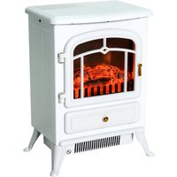 HOMCOM Elektrokamin Kaminofen mit Flammeneffekt 950/1850W Überhitzungsschutz Weiß 41,5x28x54,8cm für gemütliche Abende Aosom.de HOMCOM Elektrokamin Kaminofen mit Flammeneffekt 950/1850W Überhitzungsschutz Weiß 41,5x28x54,8cm für gemütliche Abende Aosom.de von HOMCOM