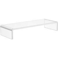 HOMCOM Ergonomischer Monitorständer  Acryl Bildschirmständer für Laptop, Computer, Notebook, Transparent, 53x19x9cm  Aosom von HOMCOM