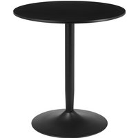 HOMCOM Esstisch, LxBxH: 70 x 70 x 75 cm - schwarz von HOMCOM