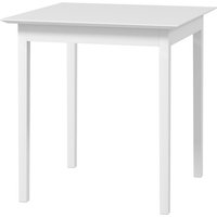 HOMCOM Esstisch, LxBxH: 75 x 75 x 76 cm - weiss von HOMCOM