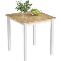 HOMCOM Esstisch 69 x 69 cm Küchentisch für 2-4 Personen Esszimmertisch Kleiner moderner Holztisch für kleine Raum, Küche, Esszimmer Eiche Aosom HOMCOM Esstisch 69 x 69 cm Küchentisch für 2-4 Personen Esszimmertisch Kleiner moderner Holztisch für kleine Raum, Küche, Esszimmer Eiche Aosom von HOMCOM