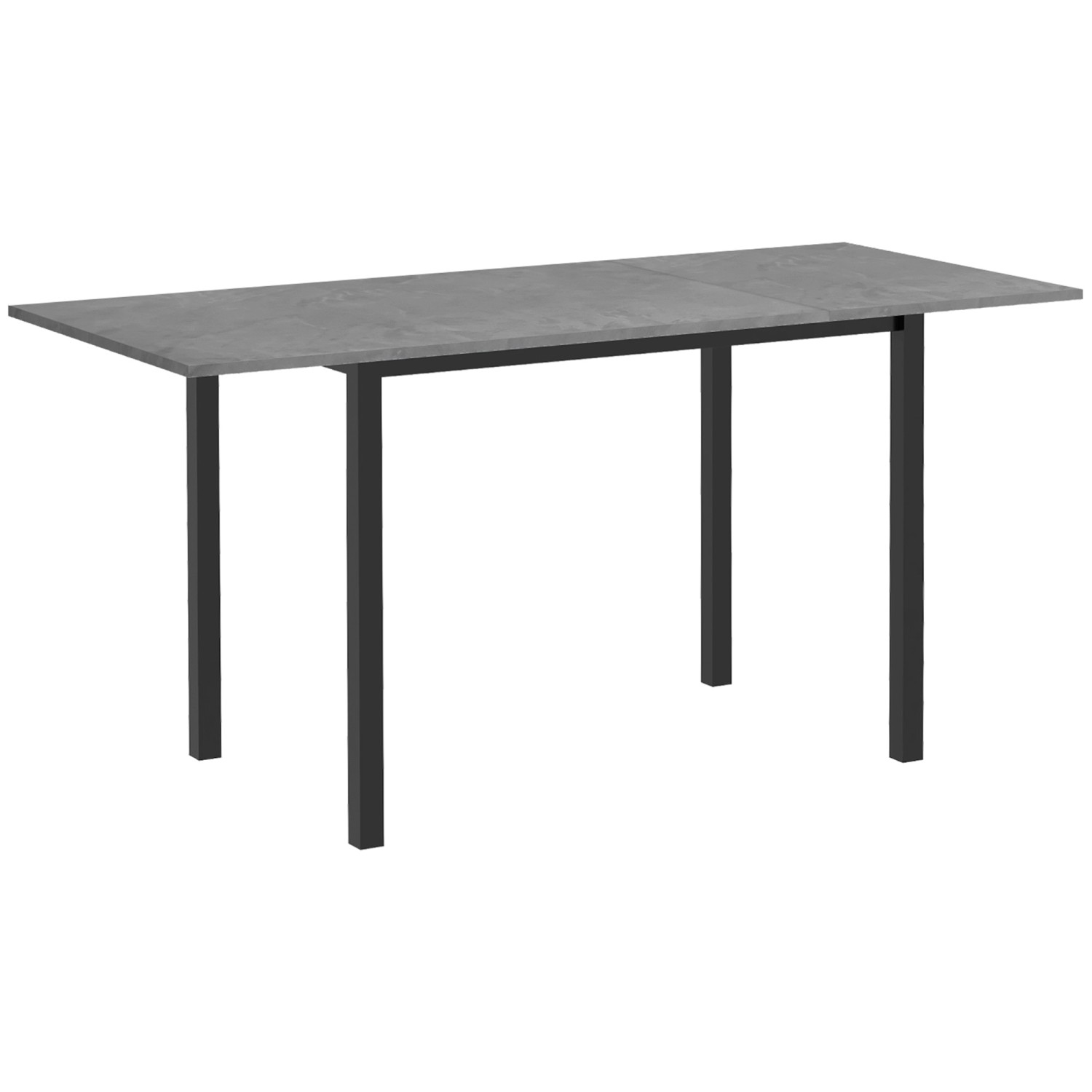 HOMCOM Esstisch Erweiterbar für 6 Personen Stahl Dunkelgrau 110-160 x 70 x 76 cm HOMCOM Esstisch Erweiterbar für 6 Personen Stahl Dunkelgrau 110-160 x 70 x 76 cm von HOMCOM
