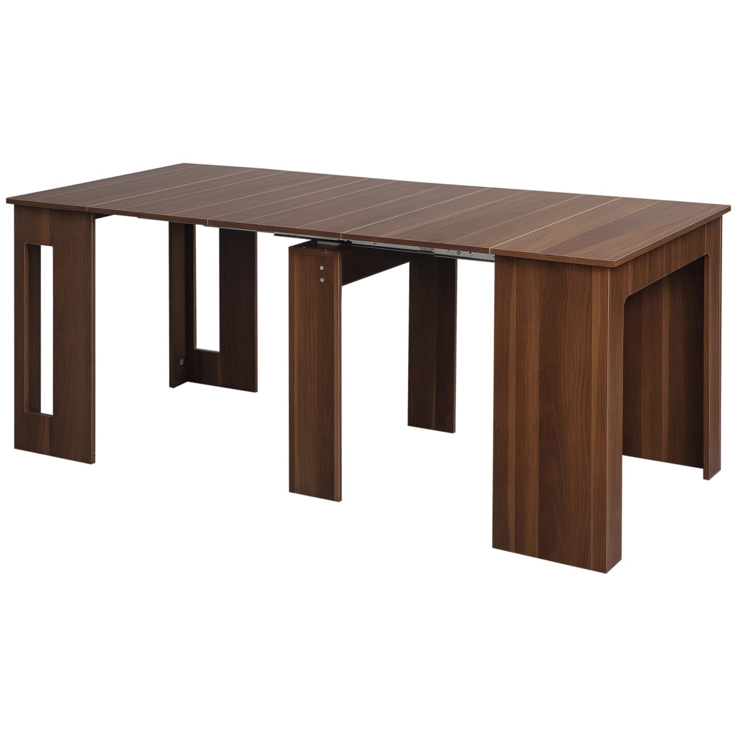 HOMCOM Esstisch Klapptisch Ausziehbar Modernes Design Braun 180 x 85 x 75cm HOMCOM Esstisch Klapptisch Ausziehbar Modernes Design Braun 180 x 85 x 75cm von HOMCOM