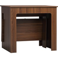 HOMCOM Esstisch Klapptisch ausziehbarer Küchentisch Esszimmertisch für Wohnzimmer Esszimmer Modernes Design Braun 180 x 85 x 75cm von HOMCOM