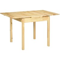 HOMCOM Esstisch Klapptisch erweiterbarer Küchentisch Holztisch für 2-4 Personen von HOMCOM