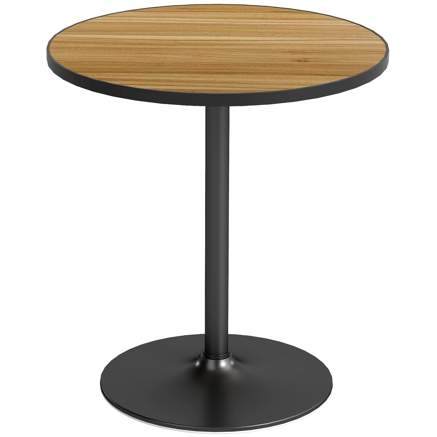HOMCOM Esstisch MDF Metall 70L x 70B x 76H cm Eiche HOMCOM Esstisch MDF Metall 70L x 70B x 76H cm Eiche von HOMCOM