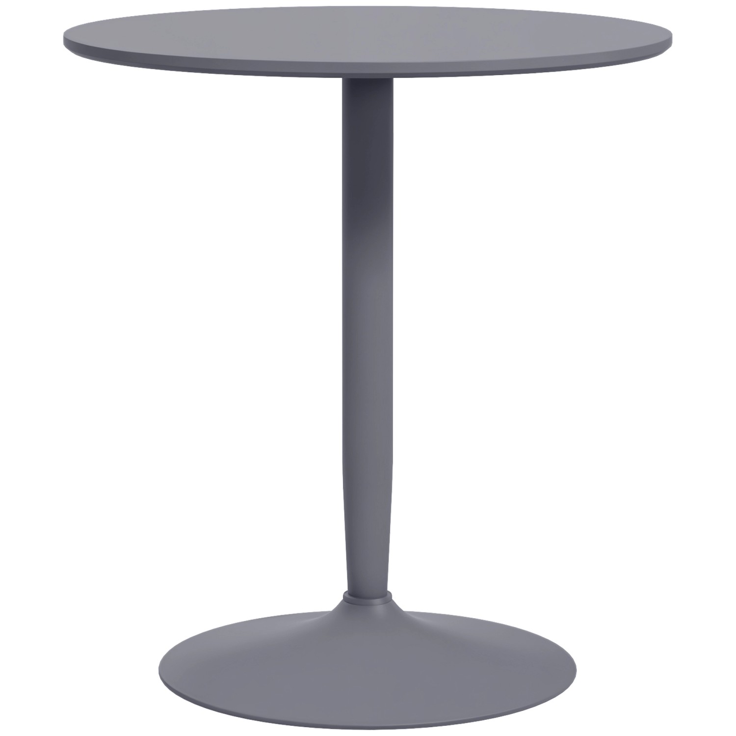 HOMCOM Esstisch MDF Stahl 70L x 70B x 75H cm Grau HOMCOM Esstisch MDF Stahl 70L x 70B x 75H cm Grau von HOMCOM
