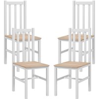 HOMCOM Esszimmerstühle 4er Set Küchenstuhl mit Rückenlehne, Stühle aus Kiefernholz, Wohnzimmerstuhl für Esstisch, Natur Aosom HOMCOM Esszimmerstühle 4er Set Küchenstuhl mit Rückenlehne, Stühle aus Kiefernholz, Wohnzimmerstuhl für Esstisch, Natur Aosom von HOMCOM
