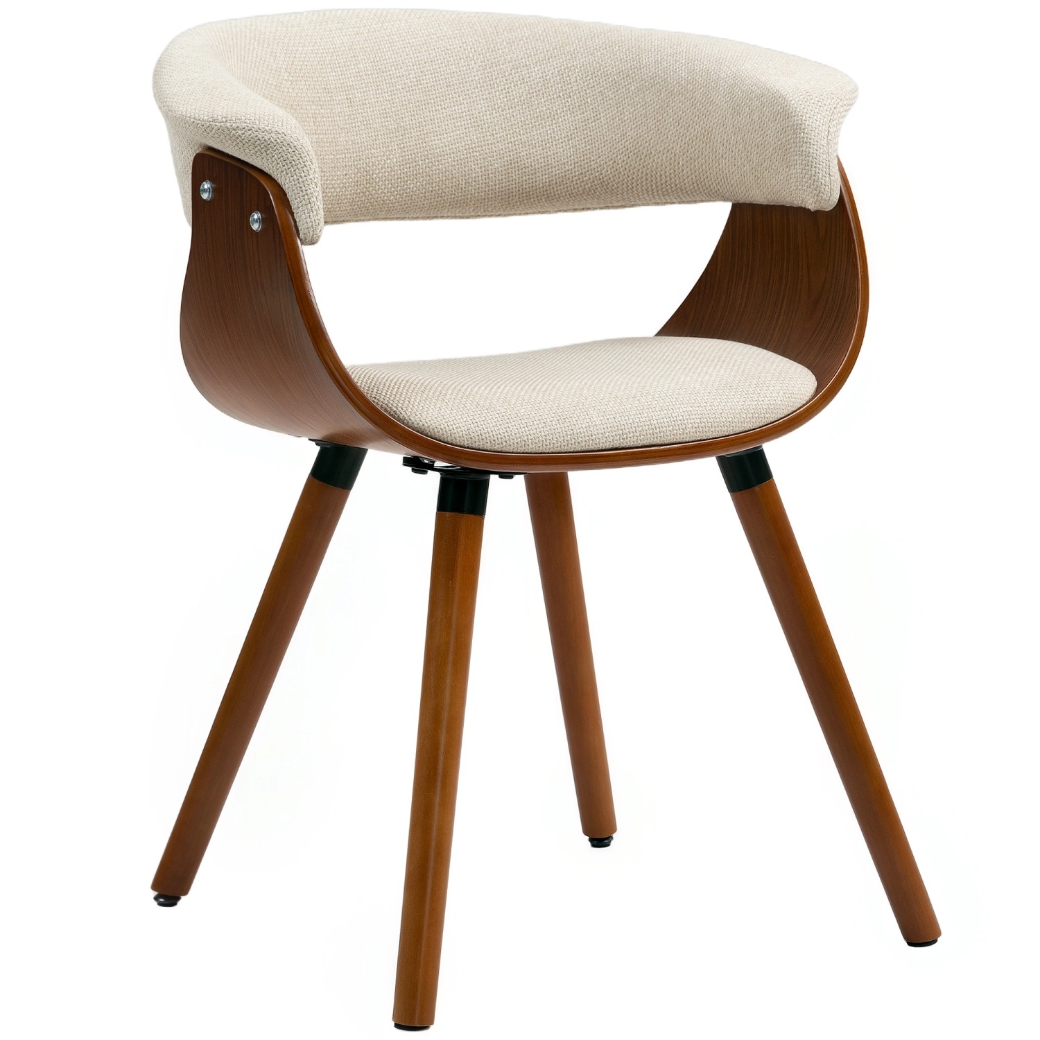 HOMCOM Esszimmerstuhl Polyester Schaumstoff 62L x 55B x 75H cm Beige HOMCOM Esszimmerstuhl Polyester Schaumstoff 62L x 55B x 75H cm Beige von HOMCOM