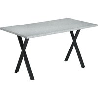 HOMCOM Esszimmertisch für 6 Personen in Steinoptik mit Stahlbeinen, Grau 140x80x76cm, modern & stabil für Essbereich Aosom.de HOMCOM Esszimmertisch für 6 Personen in Steinoptik mit Stahlbeinen, Grau 140x80x76cm, modern & stabil für Essbereich Aosom.de von HOMCOM