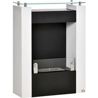 HOMCOM Ethanol-Kamin, BxHxT: 20 x 79 x 20 cm, Stahl - weiss HOMCOM Ethanol-Kamin, BxHxT: 20 x 79 x 20 cm, Stahl - weiss von HOMCOM