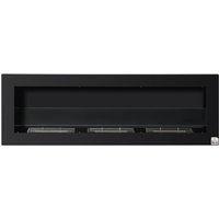 HOMCOM Ethanol-Kamin Bio-Ethanol-Brenner 3 Brennboxen 1L 3 Std. Brenndauer 2000W kein Rauch wandmontiert Stahl gehärtetes Glas Schwarz 120 x 15 x 40 HOMCOM Ethanol-Kamin Bio-Ethanol-Brenner 3 Brennboxen 1L 3 Std. Brenndauer 2000W kein Rauch wandmontiert Stahl gehärtetes Glas Schwarz 120 x 15 x 40 von HOMCOM