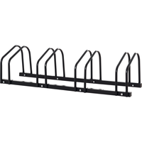 HOMCOM Fahrradständer für bis zu 5 Räder, wetterfest & langlebig, Boden- und Wandmontage aus Stahl, Silber, 145x33x27cm Aosom.de HOMCOM Fahrradständer für bis zu 5 Räder, wetterfest & langlebig, Boden- und Wandmontage aus Stahl, Silber, 145x33x27cm Aosom.de von HOMCOM