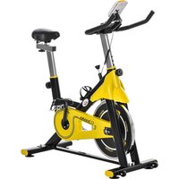 HOMCOM Fahrradtrainer schwarz Kunststoff B/H/L: ca. 50x113x100 cm von HOMCOM