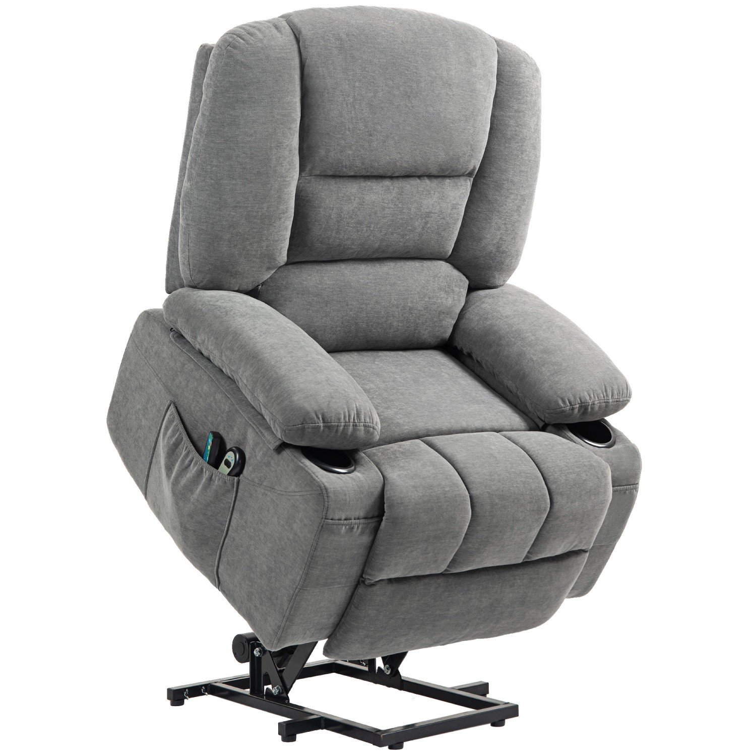 HOMCOM Fernsehsessel Polyester Schaumstoff Dunkelgrau 97L x 90B x 102H cm HOMCOM Fernsehsessel Polyester Schaumstoff Dunkelgrau 97L x 90B x 102H cm von HOMCOM