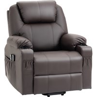 HOMCOM Fernsehsessel elektrisch mit Aufstehhilfe 150 kg, TV Sessel mit Aufstehhilfe, Braun   Aosom.de von HOMCOM