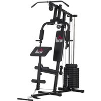 HOMCOM Fitness-Station mit 12 Gewichtsblöcken à 5,5 kg für ein umfassendes Training - 135 x 103 x 210 cm   Aosom HOMCOM Fitness-Station mit 12 Gewichtsblöcken à 5,5 kg für ein umfassendes Training - 135 x 103 x 210 cm   Aosom von HOMCOM