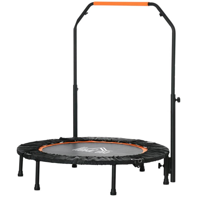 HOMCOM Fitness-Trampolin Stahl Kunststoff Schwarz Orange Ø102 x 99-123H cm HOMCOM Fitness-Trampolin Stahl Kunststoff Schwarz Orange Ø102 x 99-123H cm von HOMCOM