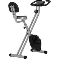 HOMCOM Fitnessbike, 43 x 97 x 109 cm, schwarz, silberfarben, grau - schwarz | grau von HOMCOM