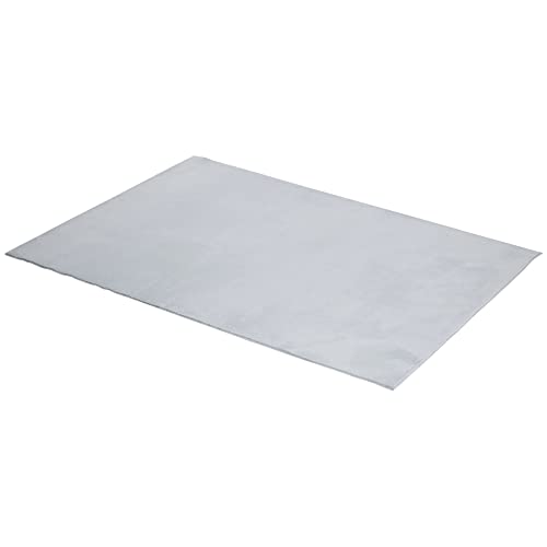 HOMCOM Flauschiger Teppich Anti-Rutsch Unterseite für Wohnzimmer Schlafzimmer modern Kurzflor Grau 160 x 230 cm von HOMCOM