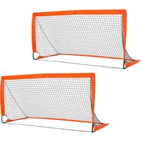 HOMCOM Fußballtor orange Metall B/H/L: ca. 90x90x183 cm HOMCOM Fußballtor orange Metall B/H/L: ca. 90x90x183 cm von HOMCOM
