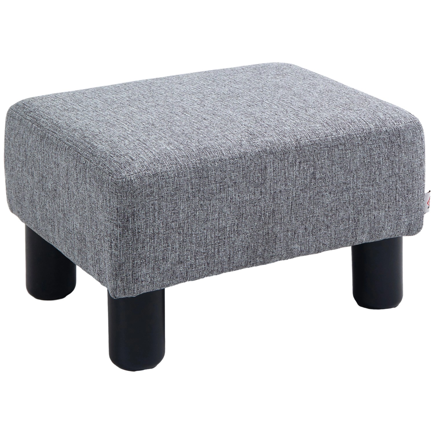 HOMCOM Fußhocker Fußauflage Stoff Schaumstoff Kunststoff Grau 40 x 30 x 24 cm HOMCOM Fußhocker Fußauflage Stoff Schaumstoff Kunststoff Grau 40 x 30 x 24 cm von HOMCOM