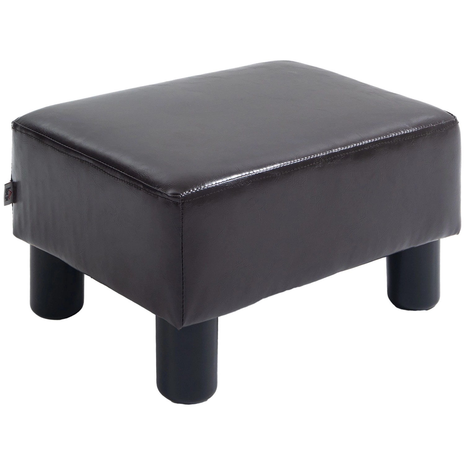 HOMCOM Fußhocker Rückenfreier Chesterfield aus Kunstleder Braun 40 x 30 x 24 cm HOMCOM Fußhocker Rückenfreier Chesterfield aus Kunstleder Braun 40 x 30 x 24 cm von HOMCOM