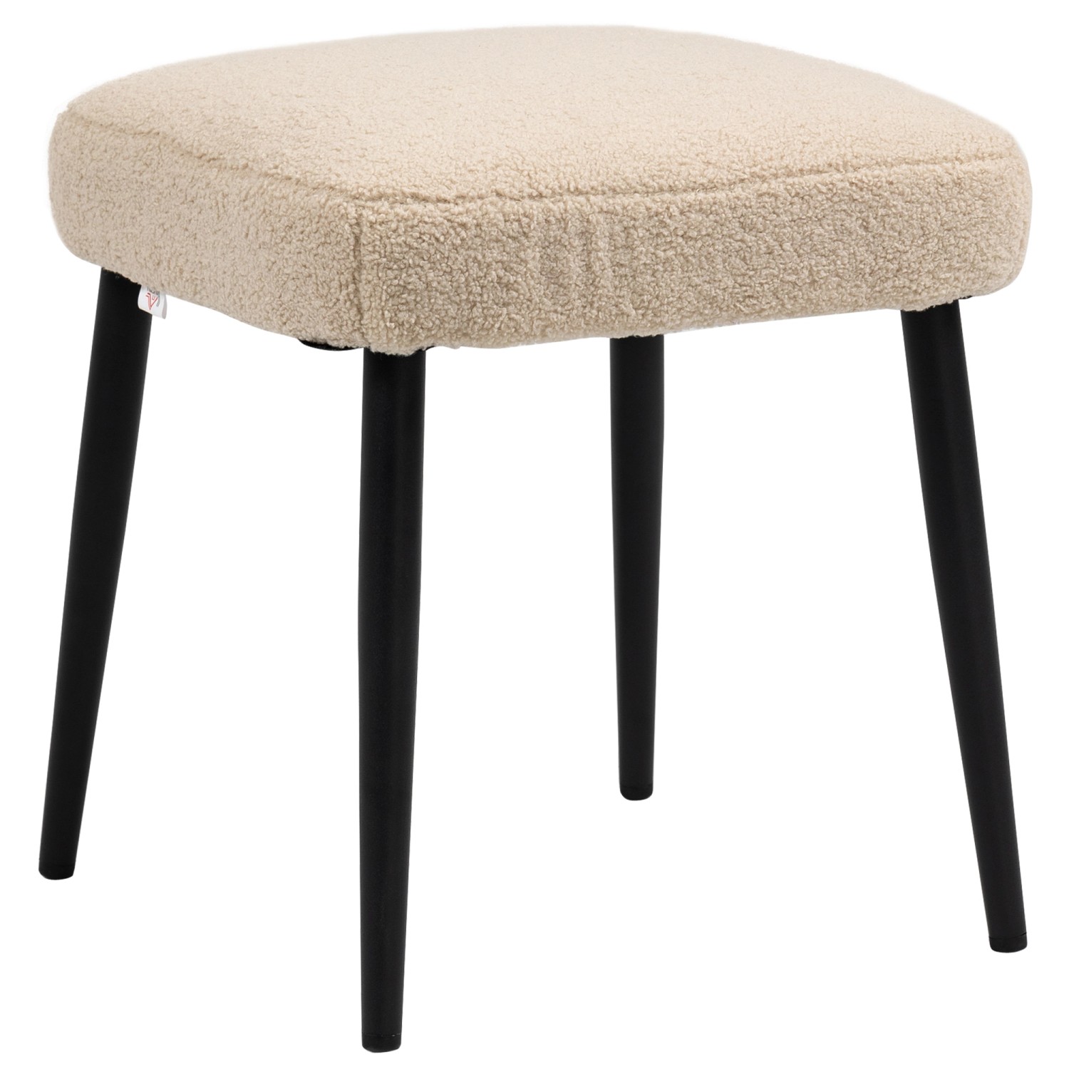 HOMCOM Fußhocker mit Kaschmir-Optik Stahlbeine Beige 42 x 42 x 47 cm HOMCOM Fußhocker mit Kaschmir-Optik Stahlbeine Beige 42 x 42 x 47 cm von HOMCOM