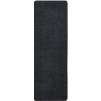HOMCOM Fußmatte aus Baumwolle waschbar Anthrazit 150 x 50 x 0,45 cm   Aosom von HOMCOM
