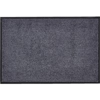 Fußmatte waschbar Gummiumrandung rutschfest Anthrazit 120 x 90 x 0,7 cm Fußmatte waschbar Gummiumrandung rutschfest Anthrazit 120 x 90 x 0,7 cm von HOMCOM