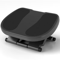 HOMCOM Fußstütze Schreibtisch, 3 Stufig Höhenverstellbar Fußbank, Ergonomische Fußablage, für Homeoffice, Büro, Grau Aosom HOMCOM Fußstütze Schreibtisch, 3 Stufig Höhenverstellbar Fußbank, Ergonomische Fußablage, für Homeoffice, Büro, Grau Aosom von HOMCOM