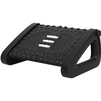 HOMCOM Fußstütze Schreibtisch 6 Stufig Höhenverstellbar Fußablage mit Massageoberfläche, Ergonomische Fußstütze für Homeoffice, Büro, Schwarz   Aosom von HOMCOM
