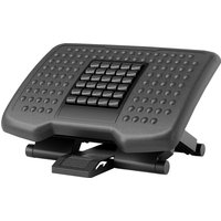 HOMCOM Fußstütze Schreibtisch Höhenverstellbar Fußablage, Ergonomische Fußstütze, Rutschfest, für Homeoffice, Büro, Schwarz   Aosom von HOMCOM