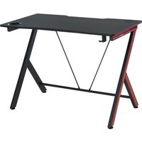 HOMCOM Gaming Tisch Schreibtisch mit Kopfhörerhaken Getränkehalter 105x55x75cm aus Stahl und MDF in Schwarz für Gamer und Home Office Aosom.de HOMCOM Gaming Tisch Schreibtisch mit Kopfhörerhaken Getränkehalter 105x55x75cm aus Stahl und MDF in Schwarz für Gamer und Home Office Aosom.de von HOMCOM
