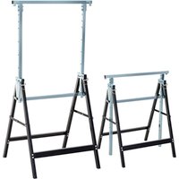 HOMCOM Gestell, schwarz, Stahl, BxHxL: 58 x 130 x 68 cm von HOMCOM