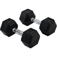 HOMCOM Gummi-Hantel, bronzefarben, BxHxL: 13,5 x 31 x 13,5 cm - braun HOMCOM Gummi-Hantel, bronzefarben, BxHxL: 13,5 x 31 x 13,5 cm - braun von HOMCOM