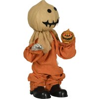 HOMCOM Halloween Dekoration 77cm Vogelscheuche mit Rote Augenleuchte, Soundfunktion, Halloween Deko mit Geräusch-, Bewegungssensor, heulendem Geräusch, beweglichen Armen und Händen Aosom HOMCOM Halloween Dekoration 77cm Vogelscheuche mit Rote Augenleuchte, Soundfunktion, Halloween Deko mit Geräusch-, Bewegungssensor, heulendem Geräusch, beweglichen Armen und Händen Aosom von HOMCOM