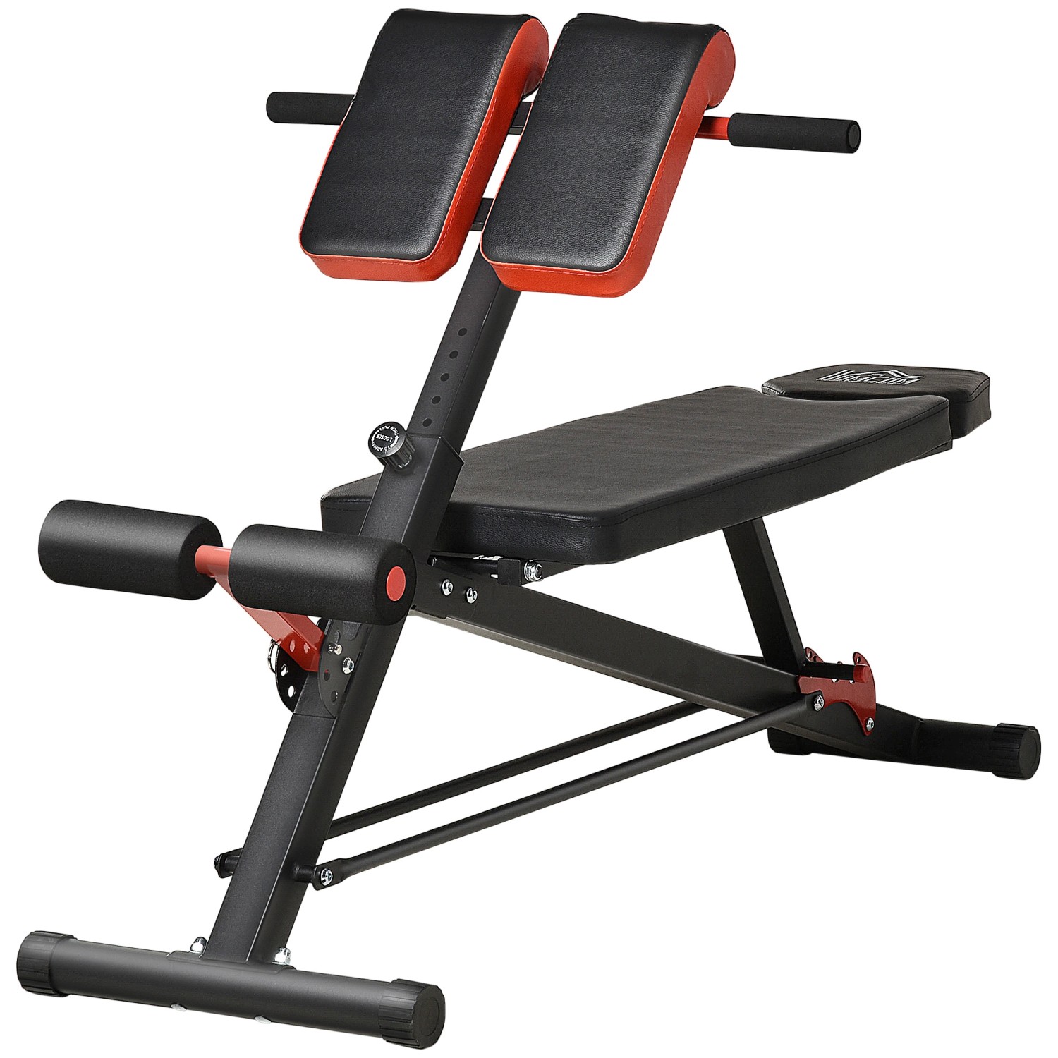 HOMCOM Hantelbank Bauchtrainer Verstellbar Stahl Schwarz 64 x 146 x 73,5-85 cm HOMCOM Hantelbank Bauchtrainer Verstellbar Stahl Schwarz 64 x 146 x 73,5-85 cm von HOMCOM