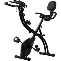 HOMCOM Heimtrainer, BxHxL: 52 x 110 x 107 cm - schwarz von HOMCOM
