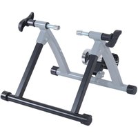 HOMCOM Heimtrainer silber Stahl von HOMCOM