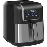 HOMCOM Heißluftfritteuse 6,5 L 1700W, mit 8 Menüs, LED-Display, Antihaftbeschichteter Korb für gesundes ölfreies Kochen, 36,5 x 29 x 33,8 cm   Aosom von HOMCOM