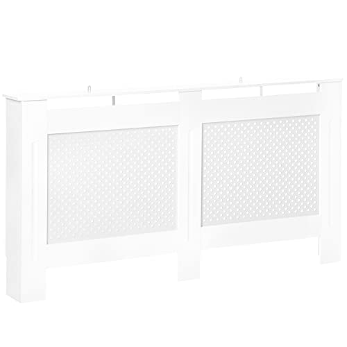 HOMCOM Heizkörperverkleidung Heizkörperabdeckung Heizungsverkleidung, MDF, Weiß, B152 x D19 x H82cm HOMCOM Heizkörperverkleidung Heizkörperabdeckung Heizungsverkleidung, MDF, Weiß, B152 x D19 x H82cm von HOMCOM