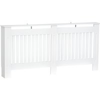 HOMCOM Heizkörperverkleidung Heizkörperabdeckung Heizungsverkleidung Heizkörper Radiator Cover Abdeckung (Modell2/172x19x81 cm)   Aosom von HOMCOM