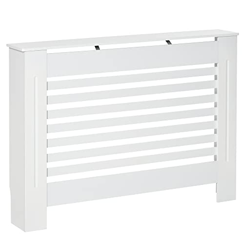 HOMCOM Heizkörperverkleidung Heizkörperabdeckung Heizungsverkleidung Heizkörper Radiator Cover Abdeckung MDF Weiß 112 x 19 x 81 cm HOMCOM Heizkörperverkleidung Heizkörperabdeckung Heizungsverkleidung Heizkörper Radiator Cover Abdeckung MDF Weiß 112 x 19 x 81 cm von HOMCOM
