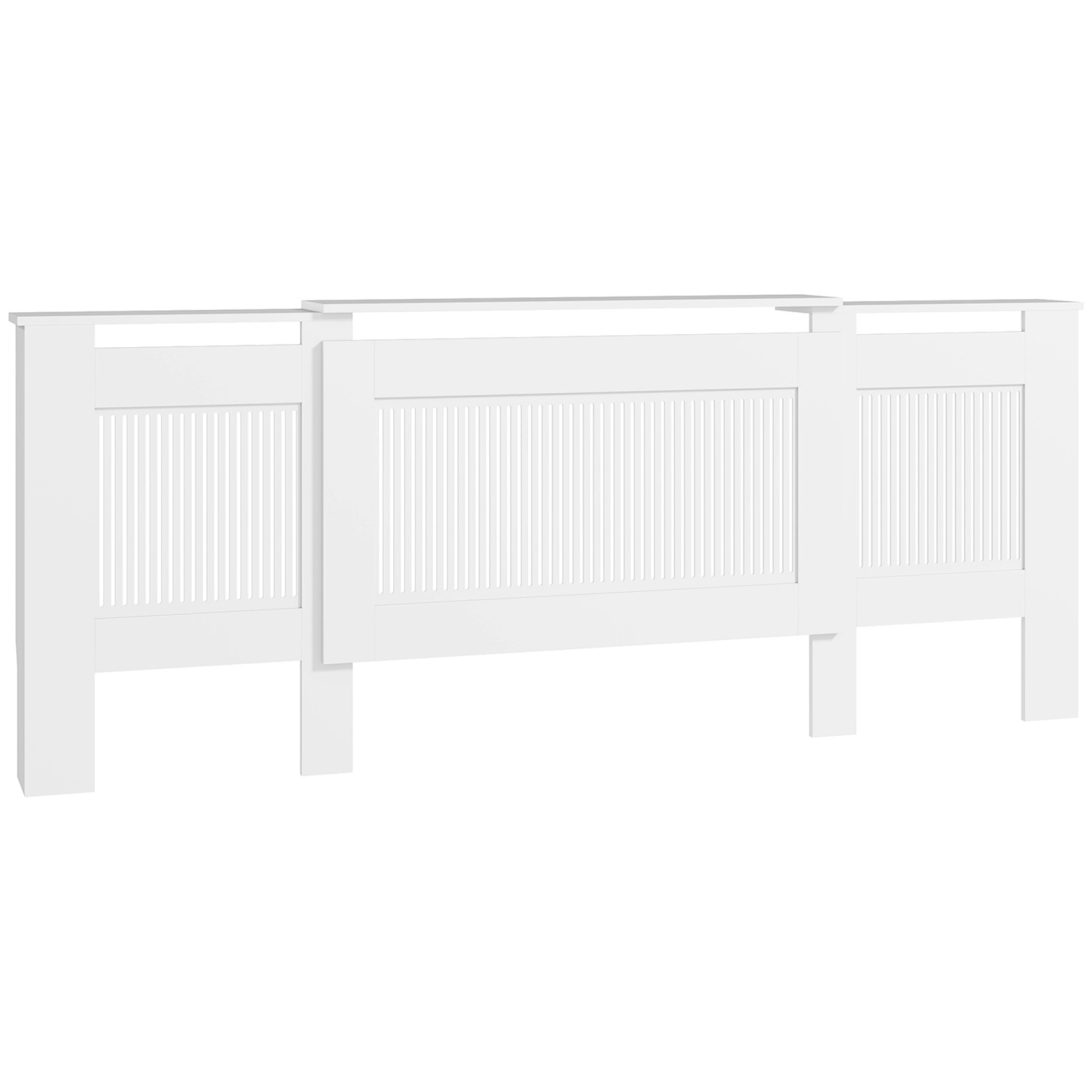 HOMCOM Heizkörperverkleidung Spanplatte MDF Weiß 201L x 19B x 81,5H cm HOMCOM Heizkörperverkleidung Spanplatte MDF Weiß 201L x 19B x 81,5H cm von HOMCOM