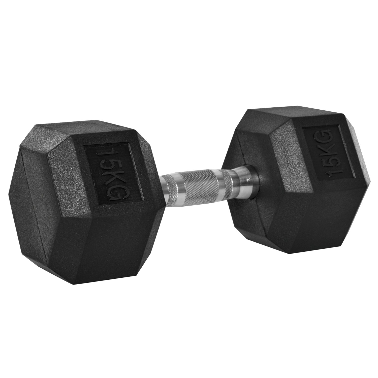HOMCOM Hexagon Griff Gerändelt Gewichte Metall Gummi Schwarz 1 x 15 Kg HOMCOM Hexagon Griff Gerändelt Gewichte Metall Gummi Schwarz 1 x 15 Kg von HOMCOM