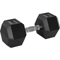 HOMCOM Hexagon Kurzhantel, 20 KG, Gusseisen mit Gummiüberzug, Schwarz Aosom HOMCOM Hexagon Kurzhantel, 20 KG, Gusseisen mit Gummiüberzug, Schwarz Aosom von HOMCOM